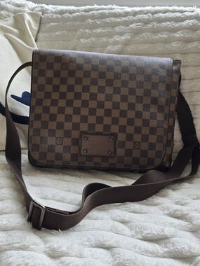 Louis Vuitton Brown Damier Canvas Small  Messenger Bag